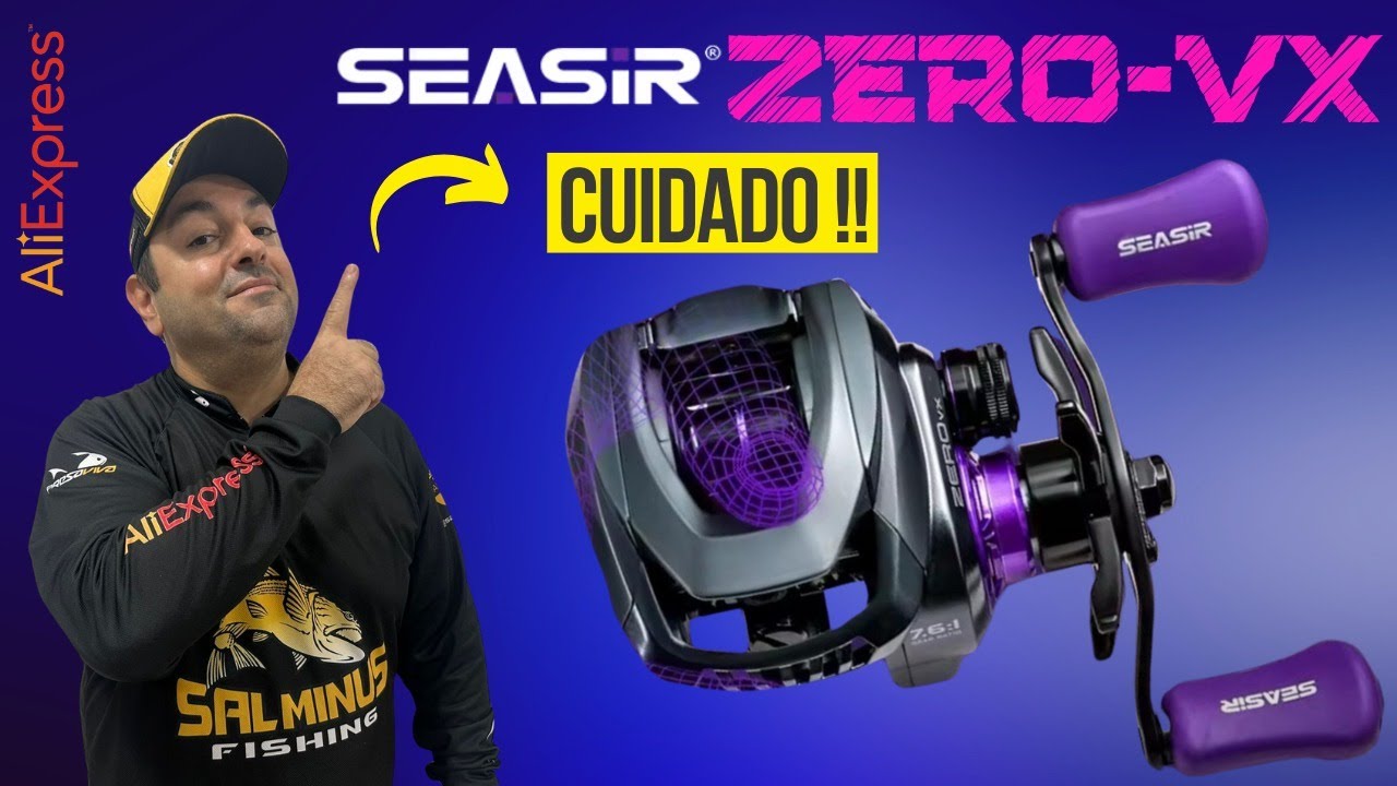 SeaSir ZERO-VX, uma das MENORES carretilhas p/ pesca LIGHT - AliExpress