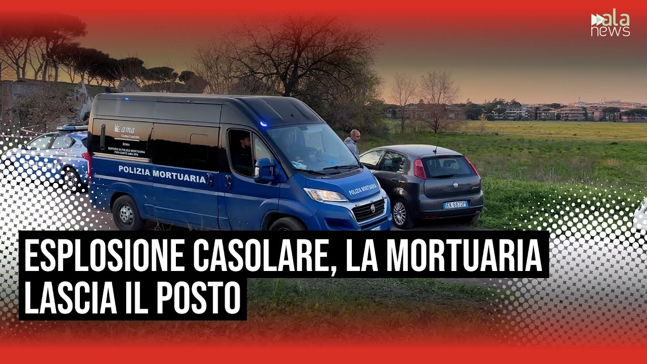 Esplosione casolare, la mortuaria lascia il posto