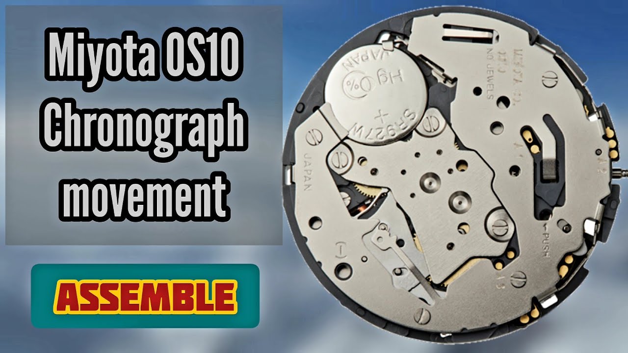 How To Service Miyota 0S10 Chronograph Movement | Assemble Tutorial | SolimBD