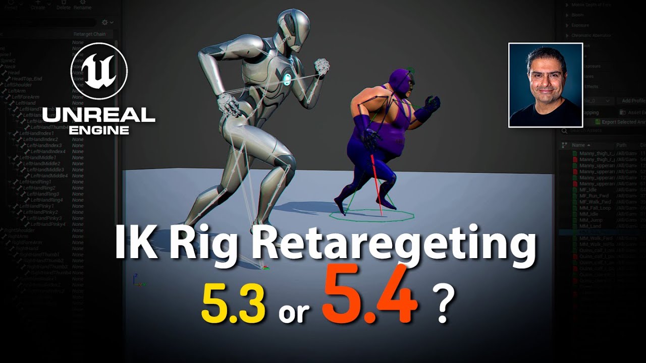 Серия #UE5: Переориентация IK-рига в UNREAL Engine 5.3 и 5.4