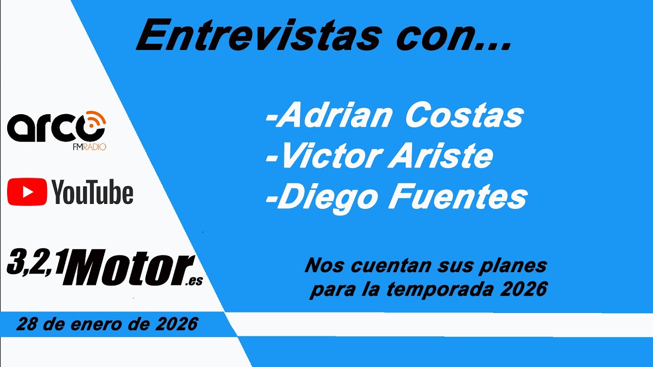 321 Motor. Adrian Costas, Victor Ariste y Diego Fuentes