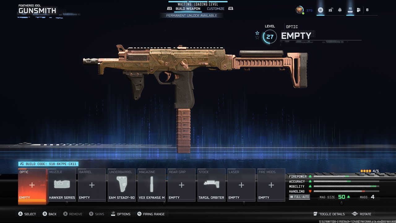 CoD BO7 Black Ops 7 & Warzone - Blueprint - SMG - Kogot-7 - Feathered Idol - Weapon Inspect 