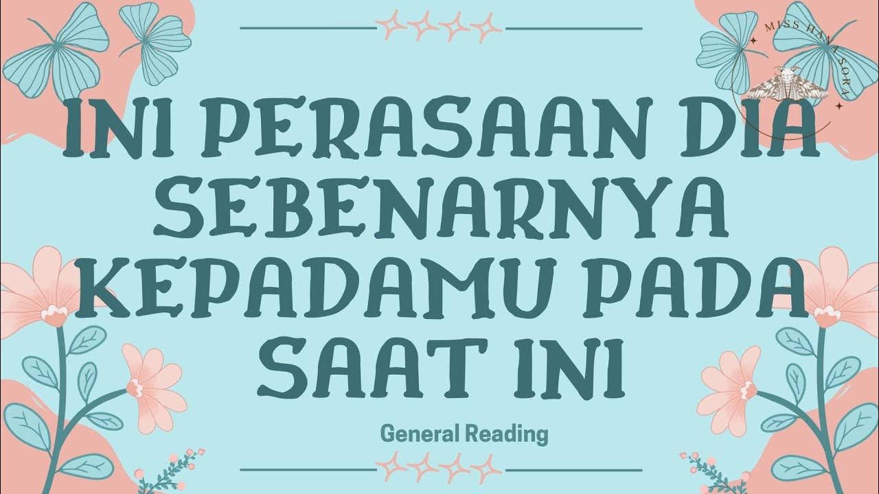 PERASAAN DIA SEBENARNYA