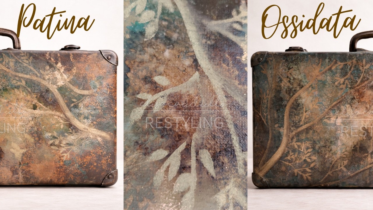 Come Creare un Effetto Ossidato con Alloro e Cannella Magic Paint | Tutorial Restyling