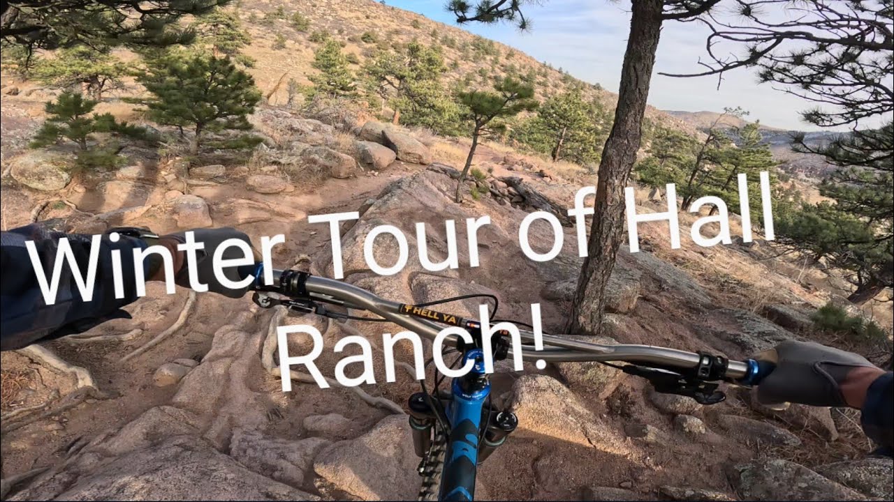  A short Winter mountain bike Tour of Hall Ranch in Lyons, CO. 