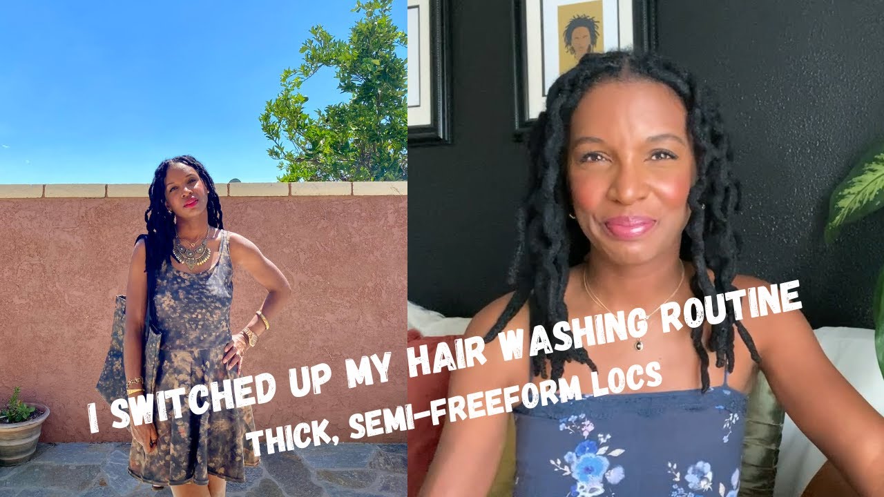 I SWITCHED UP MY HAIR WASHING ROUTINE | Thick, Semi-Freeform Locs