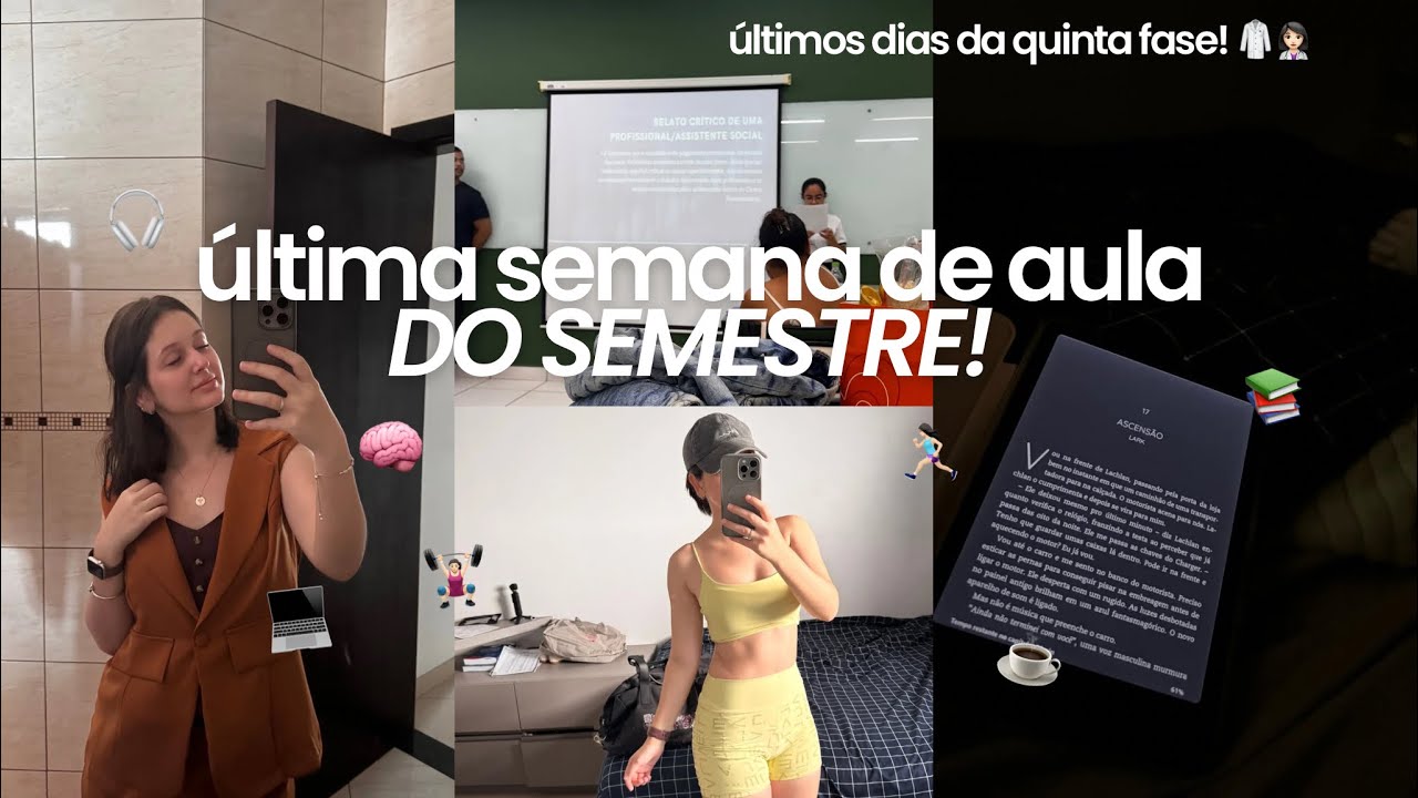 última semana de aula de 2025 | minha rotina | estudante de psicologia