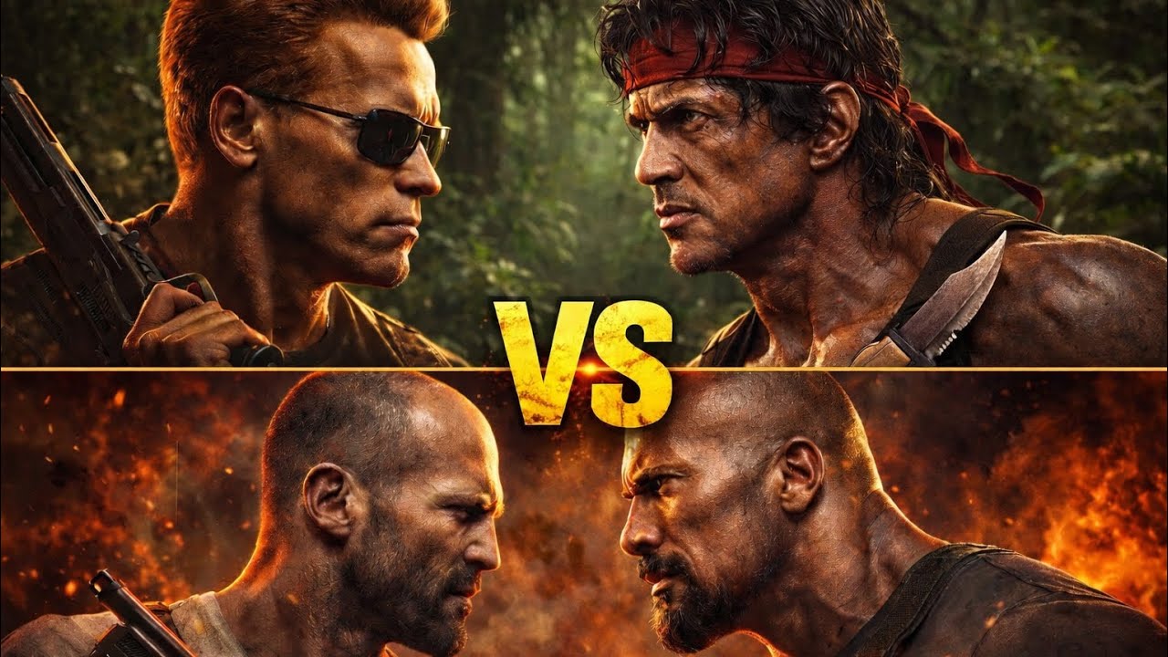 STALLONE vs SCHWARZENEGGER 💥 STATHAM vs THE ROCK | Qui domine vraiment ?