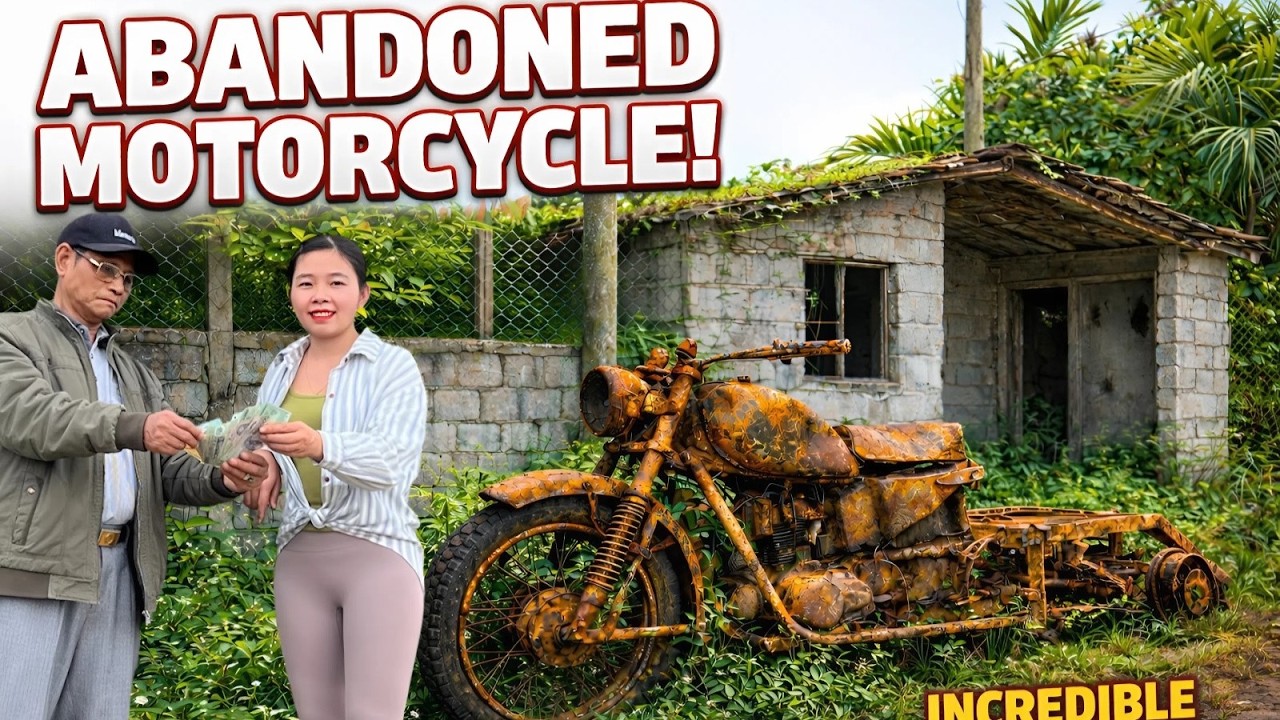 Time-lapse video:Challenge in completely restoring a nearly 20-year-old broken three-wheeled vehicle