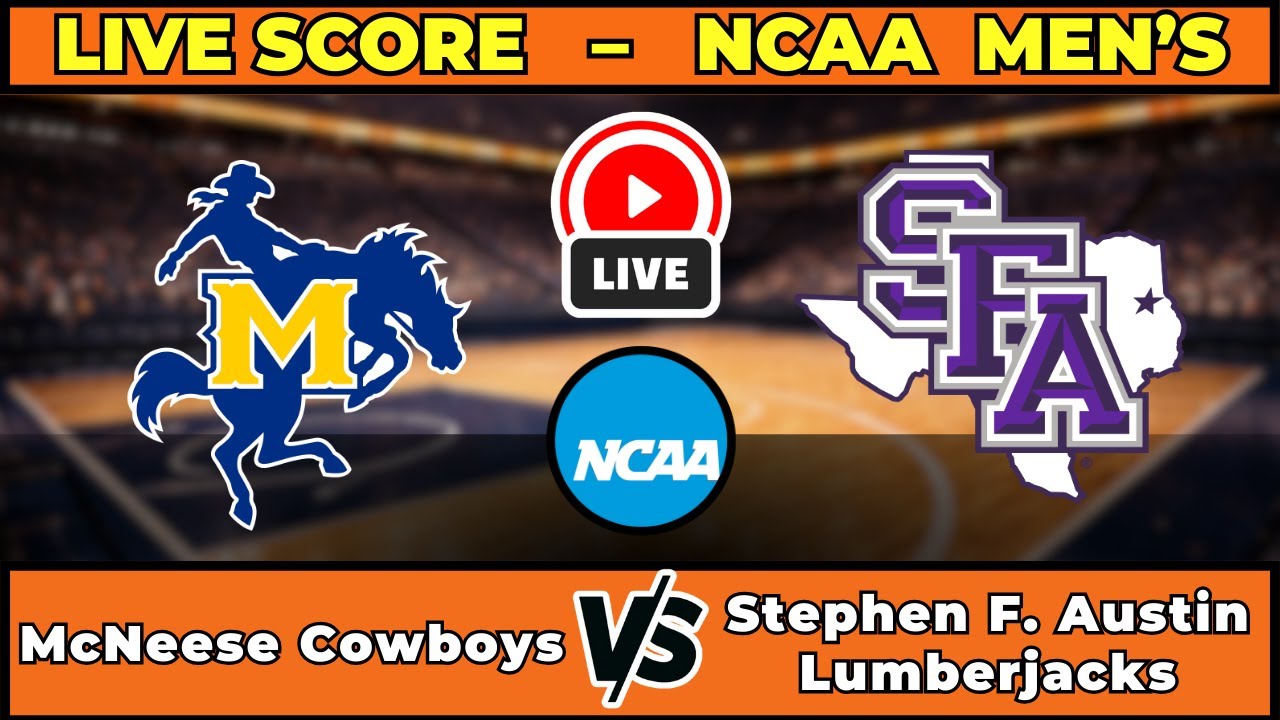 🔴 LIVE: McNeese at Stephen F. Austin | NCAAM Men's Basketball Scoreboard | Feb 2 | Southland Clash