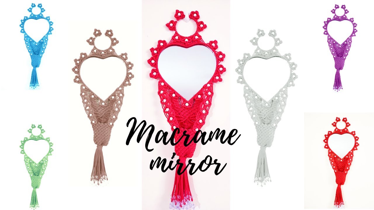 Macrame Heart Mirror | DIY | How to