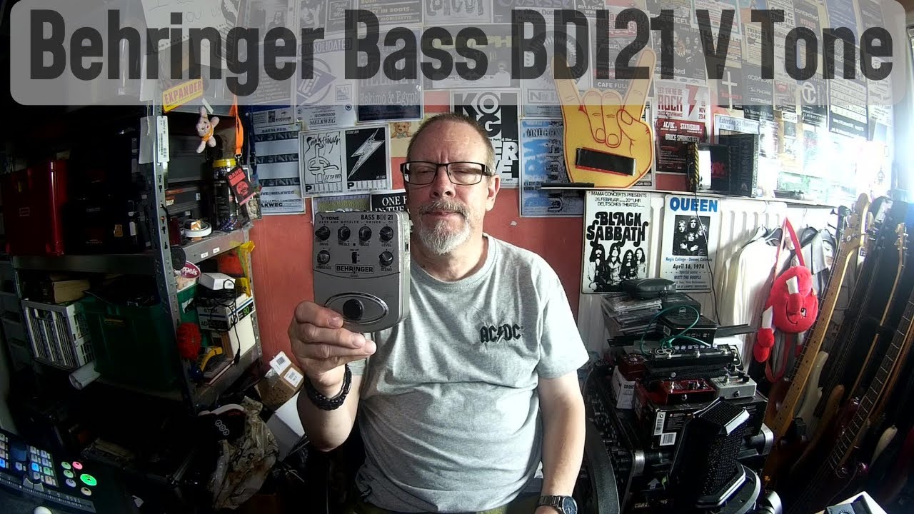 Me and my Bass - Behringer Bass BDI21 V Tone