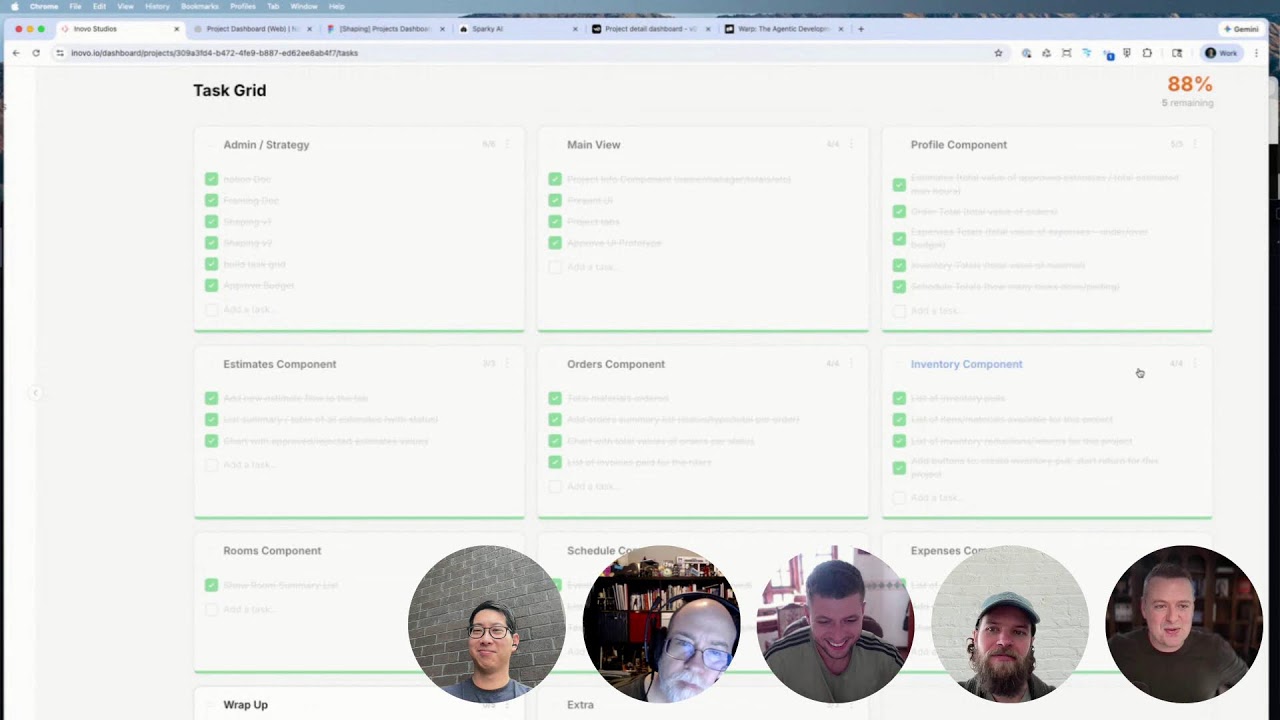 Live Review of a 4 Week Shaped Project