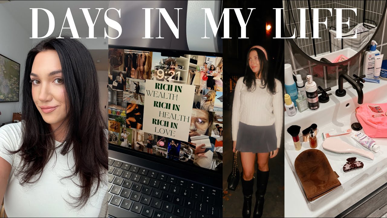 VLOG: 2025 new year reset! making my vision board, new hair, new me! cozy NYC vlog
