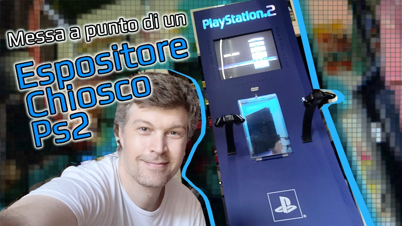 Espositore DEMO KIOSK per Sony Playstation 2 - Pulizia e rifinitura dell'ultimo arrivato
