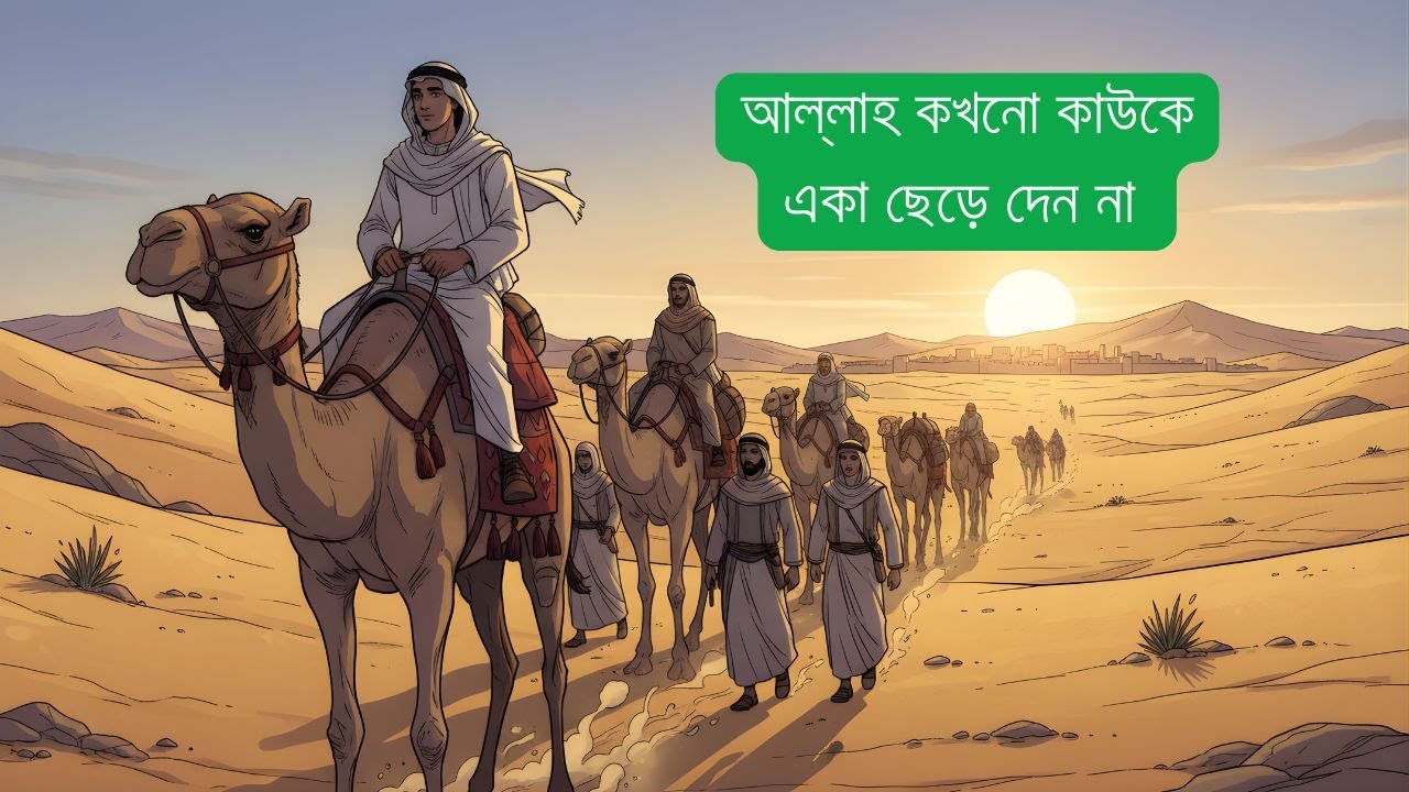 আল্লাহ কখনো কাউকে একা ছেড়ে দেন না | Islamic Story