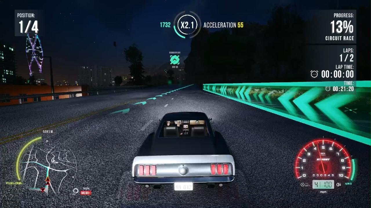 CarX Street - Night Races - Sprints & Circuits w/ Mustang - C2 Elite Races - Hard Mode