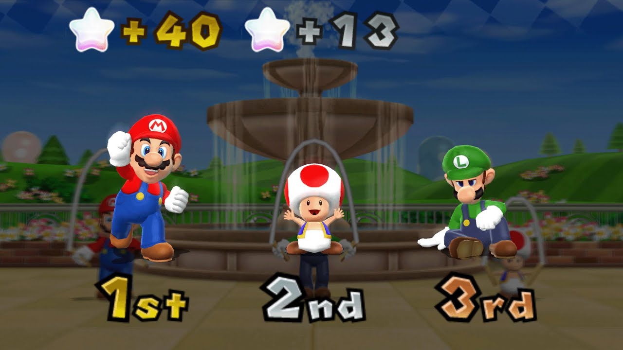 Mario Party 9 - Mario vs Luigi vs Toad - Toad Road