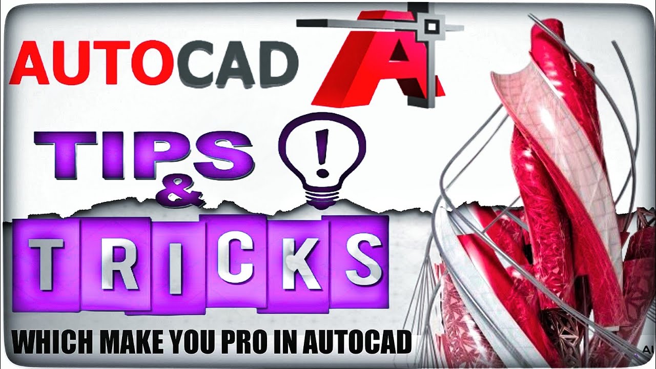 Autocad Tpis And Tricks || 10 Autocad Command Which Make you PRO In AutoCAD ||
