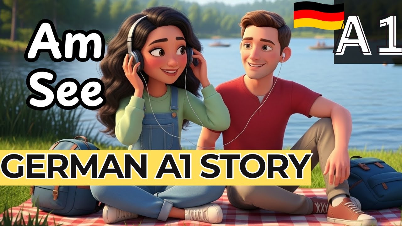 Learn German: A1 German Story for Beginners | A Fun Day At the Lake