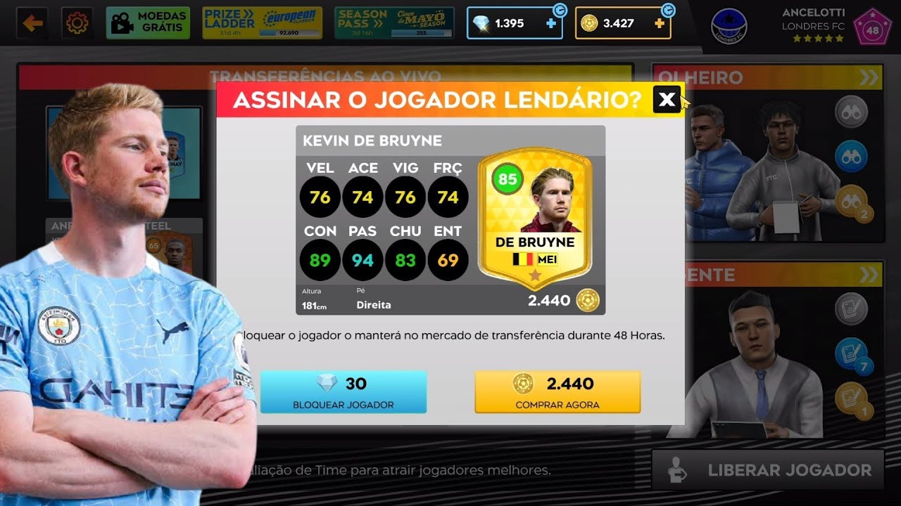 DLS 25 | Modo Carreira Londres FC 