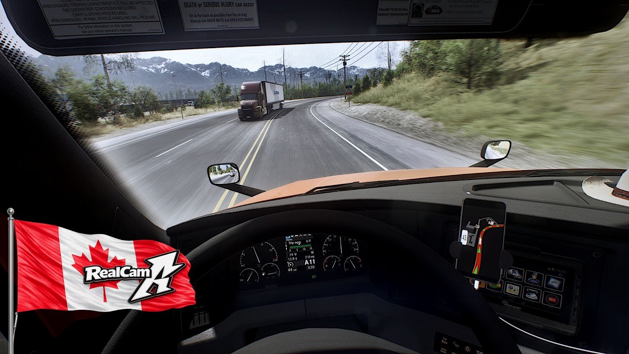 🇨🇦 ATS | Realistic Weather Drive on Promods Canada | Project Ultimate Reshade | Ultra Graphics 