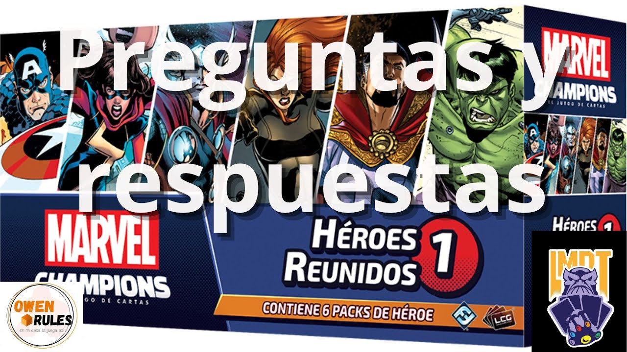 Preguntas y respuestas sobre la caja de héroes | Marvel Champions | La Mano de Thanos ft Owen Rules