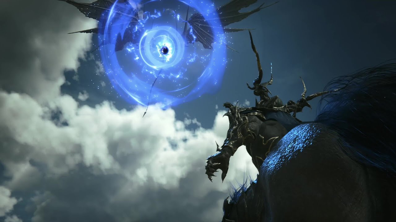 Bahamut & Odin briefly do battle in Sanbreque [FFXVI]