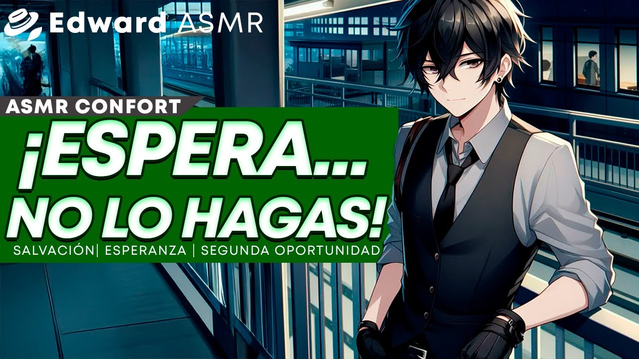 ASMR 💖 Chico FRÍO se preocupa por tí y te salva... DE TÍ MISMA??? 😲...