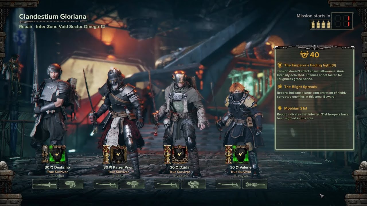 Auric Damnation Havoc 40 ║ Gloriana ║ Zealot Relic Blade Mk 2+ Boltgun 1.6.3 #Darktide #warhammer40k