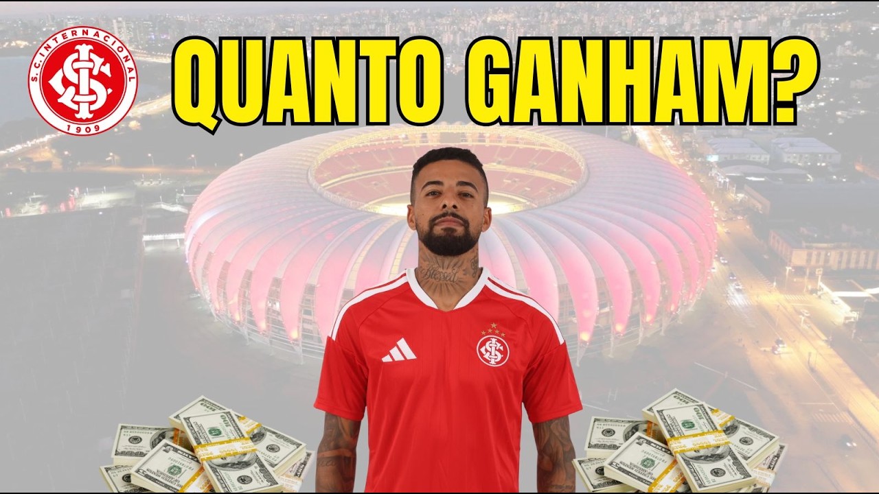 SALÁRIOS DO INTERNACIONAL 2026  | REVELADO |  Quanto Cada Jogador Ganha por Mês?