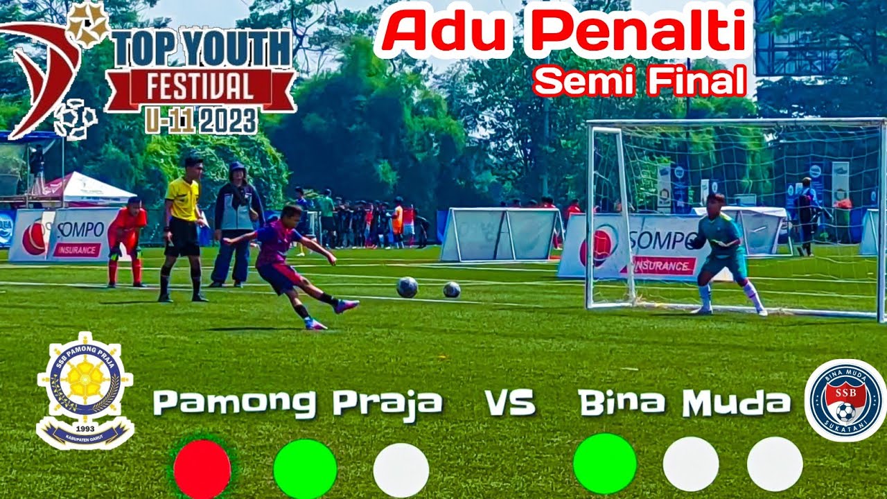 Adu Penalti..!! SSB Bina Muda VS SSB Pamong Praja  || Festival Top Youth Premiere league U11