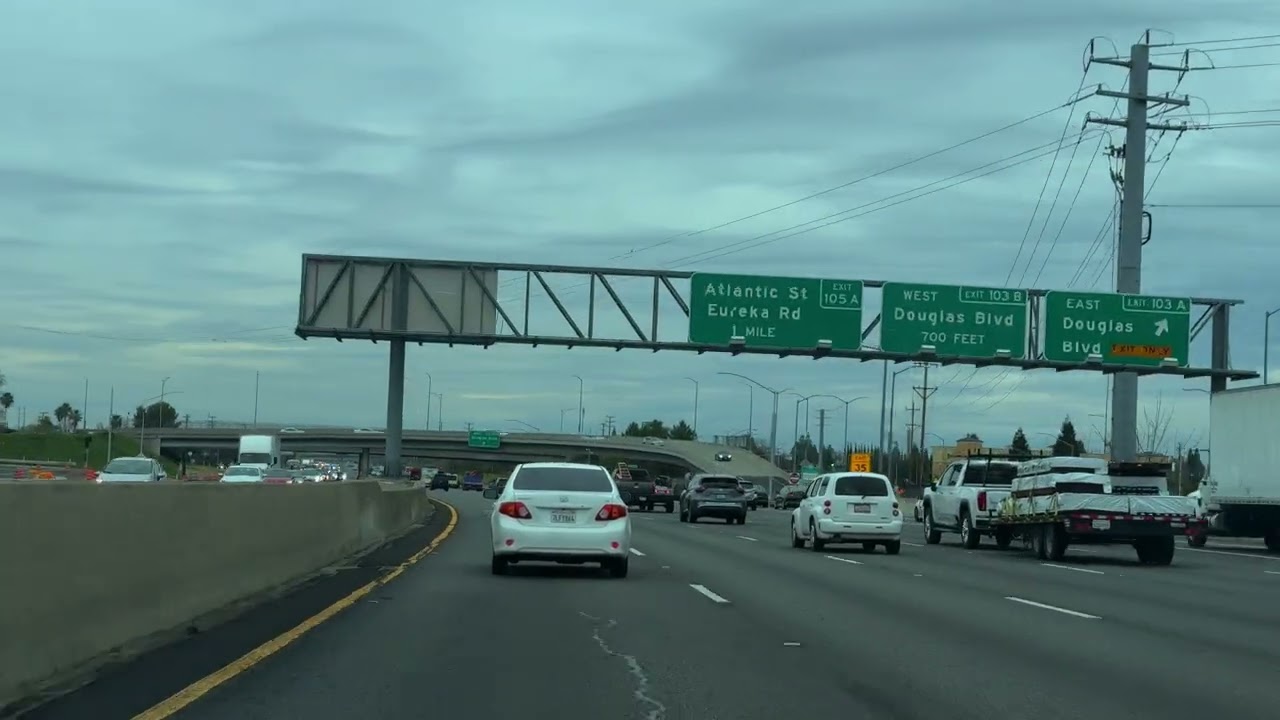 CALIFORNIA | Driving from Marconi Ave to Sierra College | Relaxing Suburban Drive