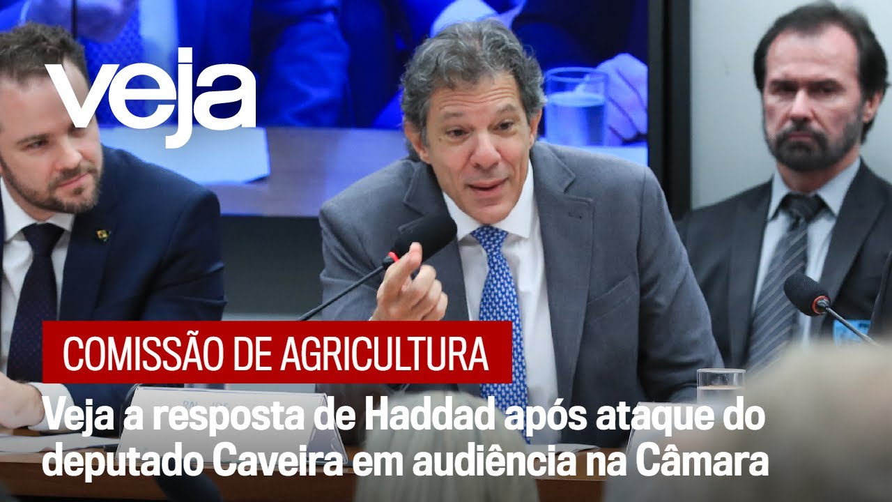 Veja a resposta de Haddad após ataque do deputado Caveira em audiência na Câmara