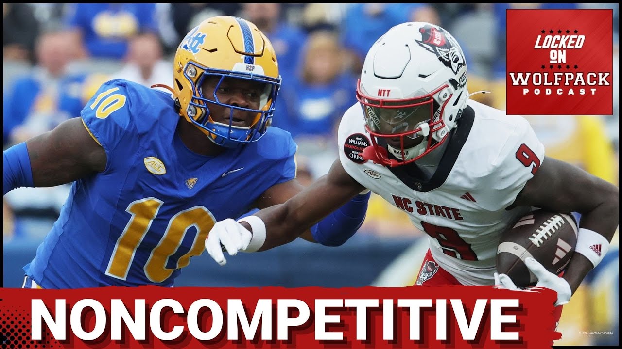 NC State Football NONCOMPETITIVE at Pitt - Blowout Loss | NC State Podcast