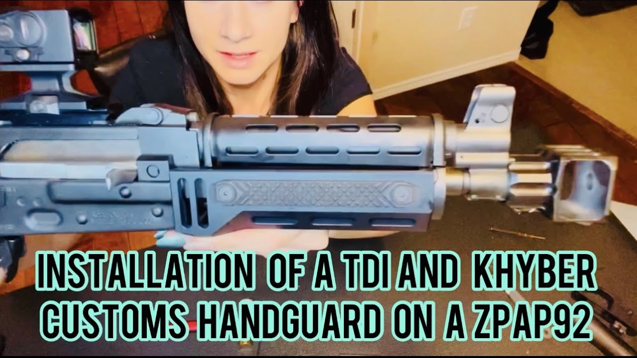 Installation of a TDI Arms and Khyber Customs Handguard on a Zastava ZPAP92