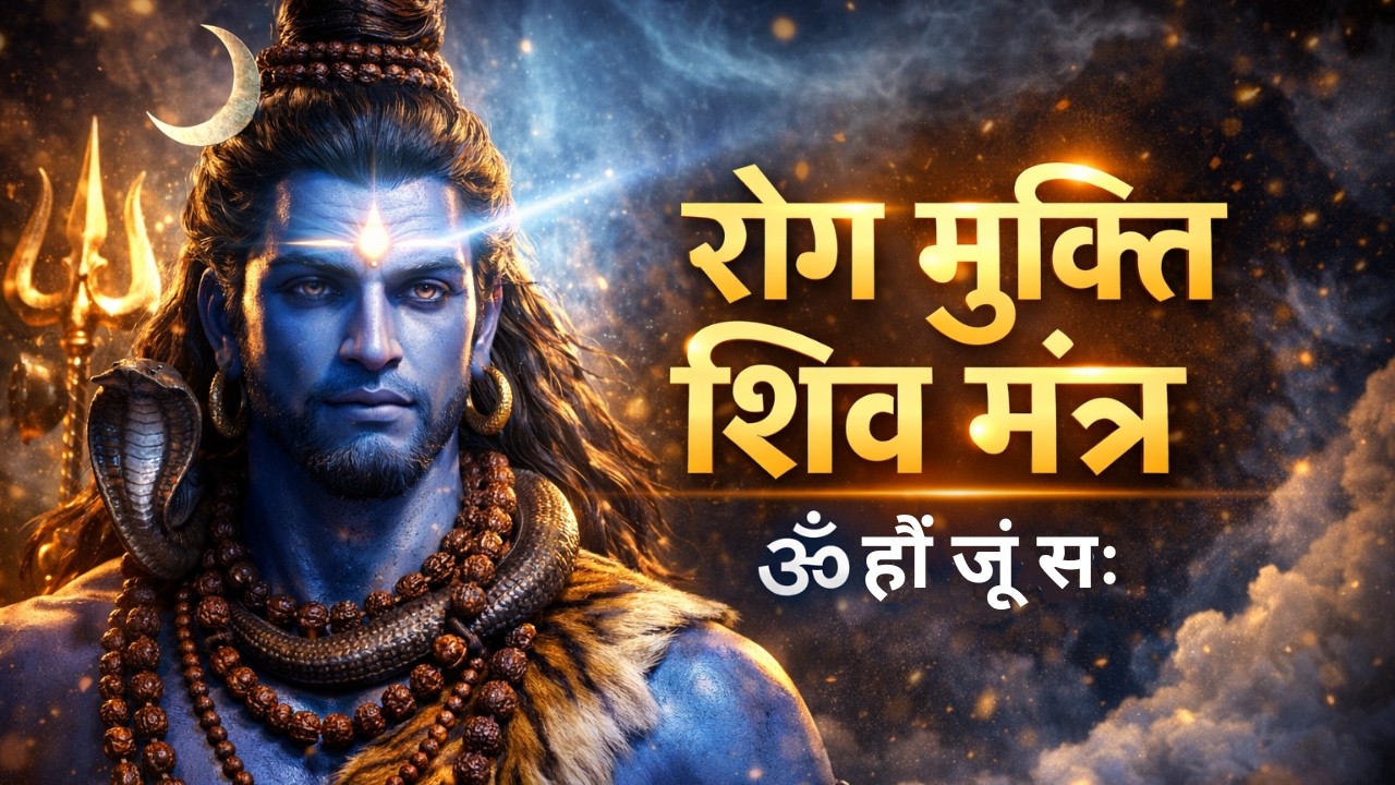 रोग मुक्ति शिव मंत्र | ॐ हौं जूं सः | Powerful Laghu Mahamrityunjaya Jaap