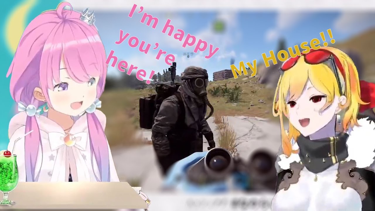 Cute Interaction Between Kaela and Luna in Rust!!!!!