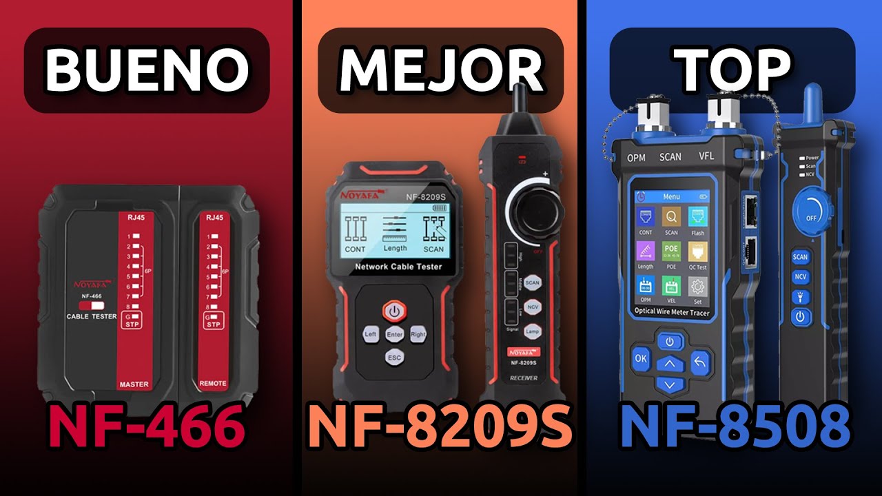 ¿Fallos en tu RED? Diagnostica con ESTOS escáneres de RED Noyafa