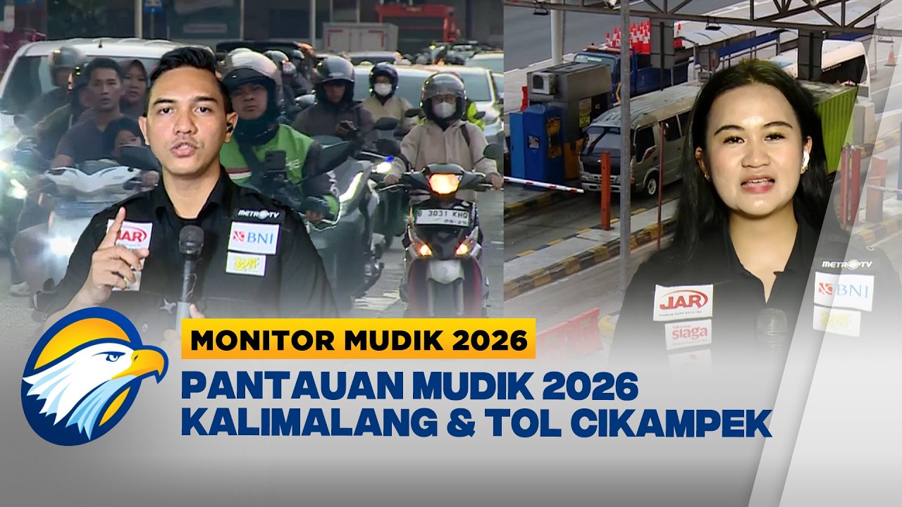 Arus Mudik Lebaran 2026 Mulai Bergerak, Kalimalang & Cikampek Terpantau Ramai Lancar | Monitor Mudik