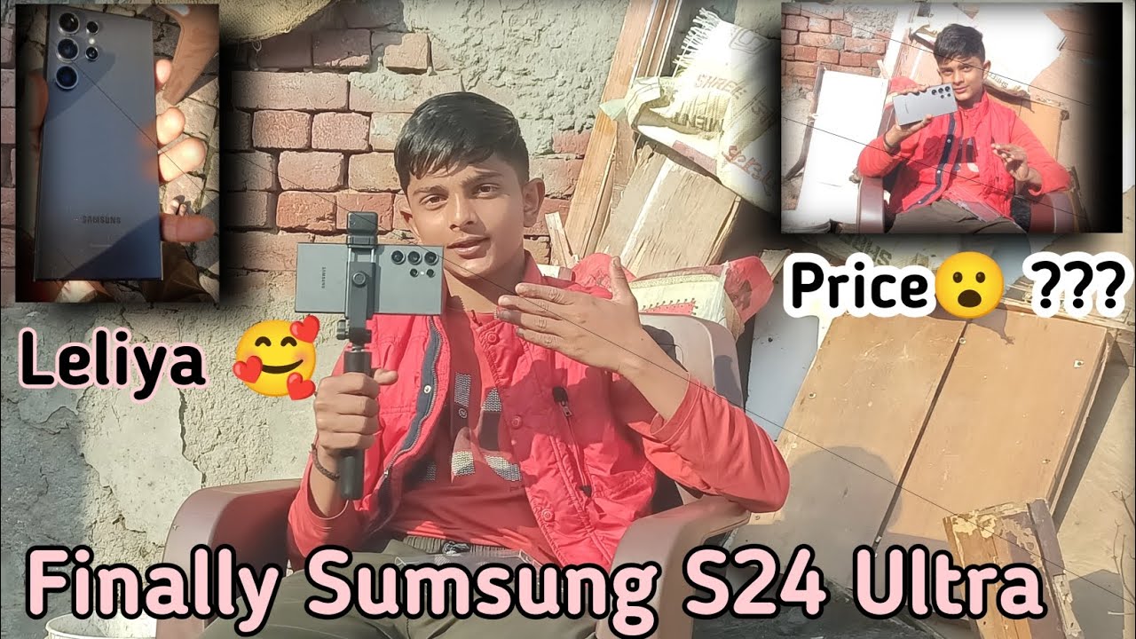 Finally Samsung galaxy S24 Ultra le liya 😊 