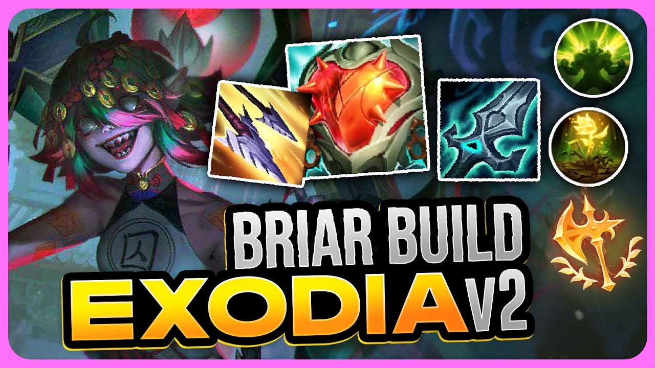 Esta BUILD de BRIAR no tiene ningún sentido, Daño infinito e Inmortal - BUILD 2v9 (enchanter)