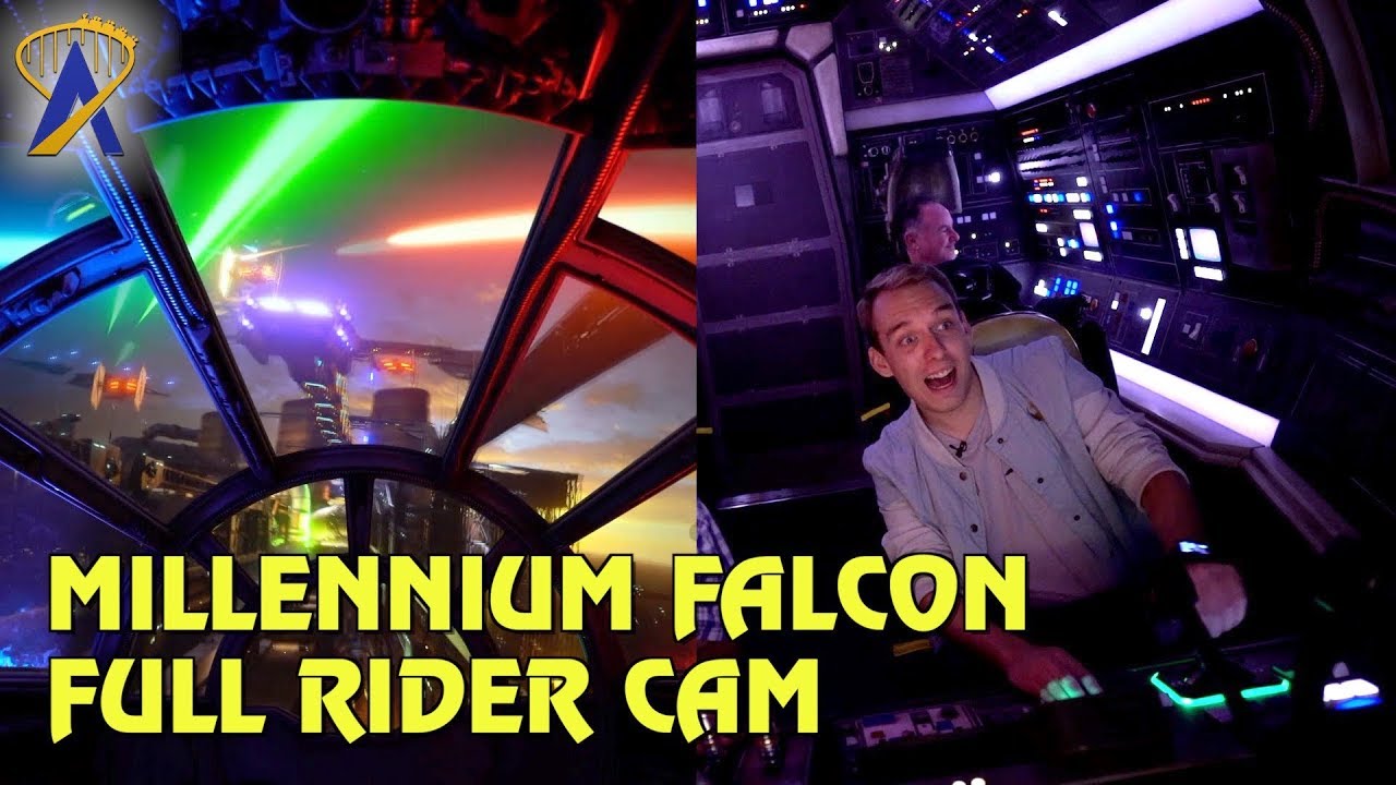 Millennium Falcon Rider Cam and POV Highlights at Star Wars: Galaxy's Edge