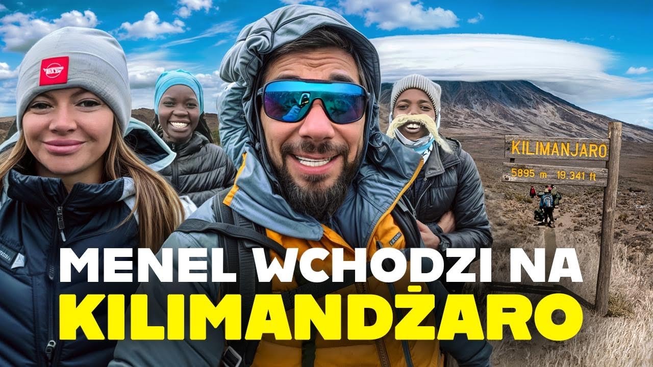 SZALONY REPORTER ZDOBYWA KILIMANDZARO. MORDERCZA WSPINACZKA NA SZCZYT AFRYKI Z PRZYMRUŻENIEM OKA.