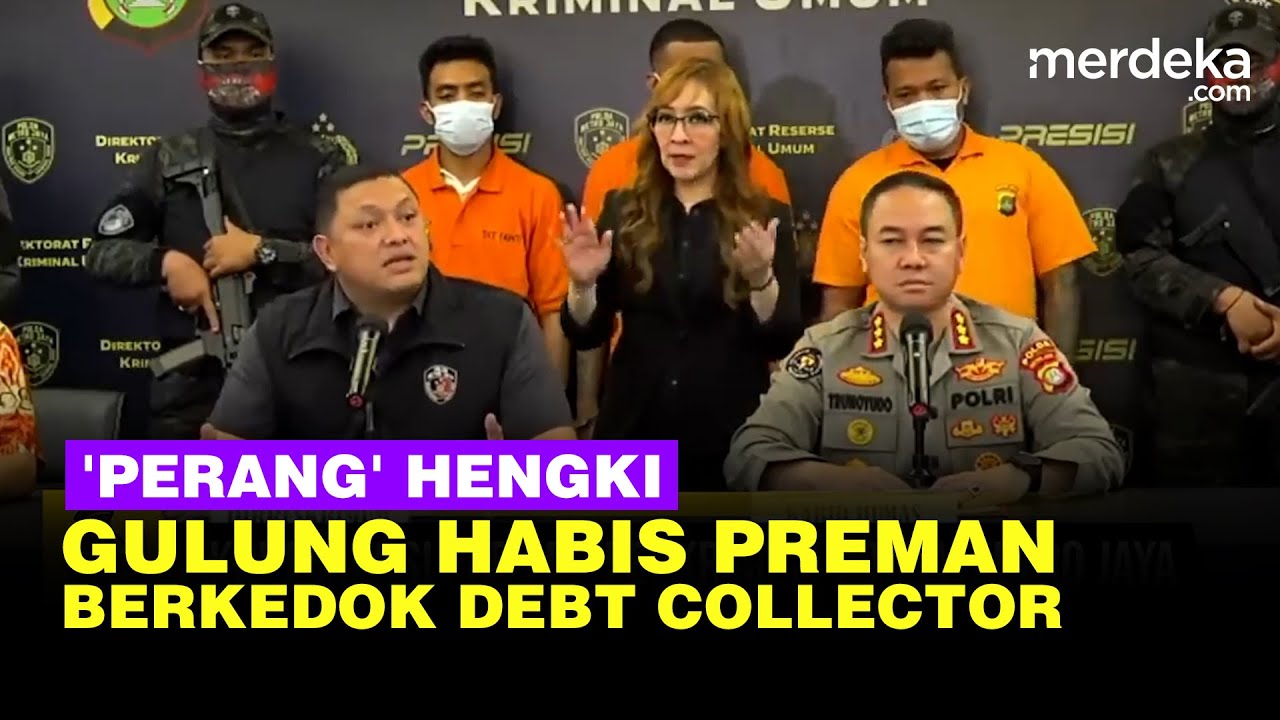 'Perang' Brigjen Hengki Sikat Preman Berkedok Debt Collector, Mata Elang Ciut Macan Jadi Kucing