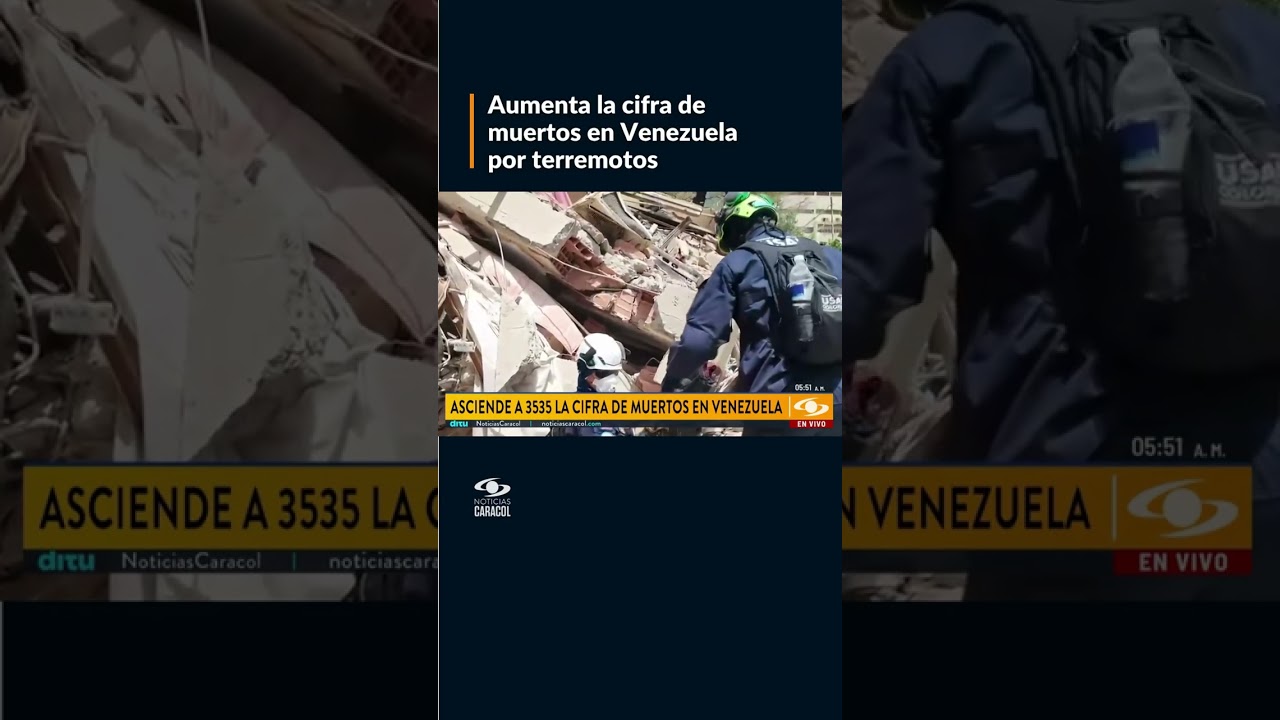 Emergencia en Venezuela: aumenta la cifra de muertos tras los fuertes terremotos