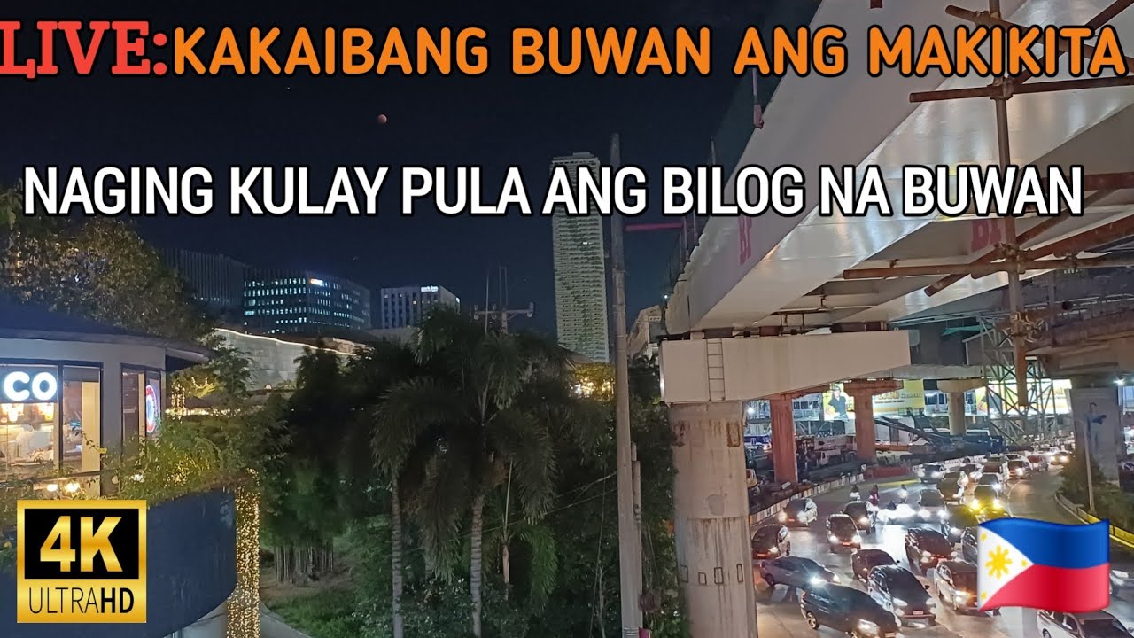 WOW! KABILUGAN NG BUWAN NAGING KULAY PULA | LIVE SA SM NORTH AREA