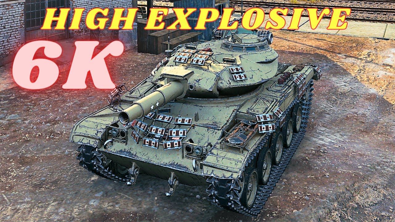 T49 High explosive   6K Damage & Sheridan 6K   World of Tanks Replays