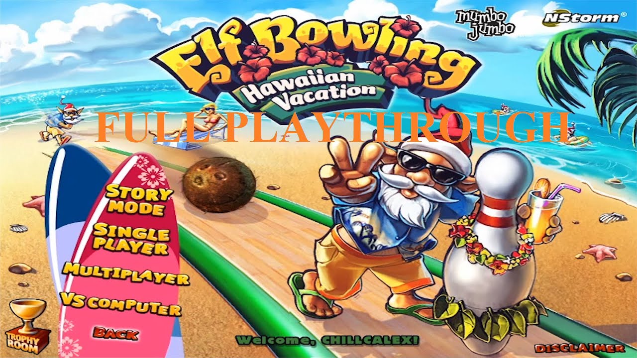 Elf Bowling Hawaiian Vacation (2008) Full Playthrough - 2020