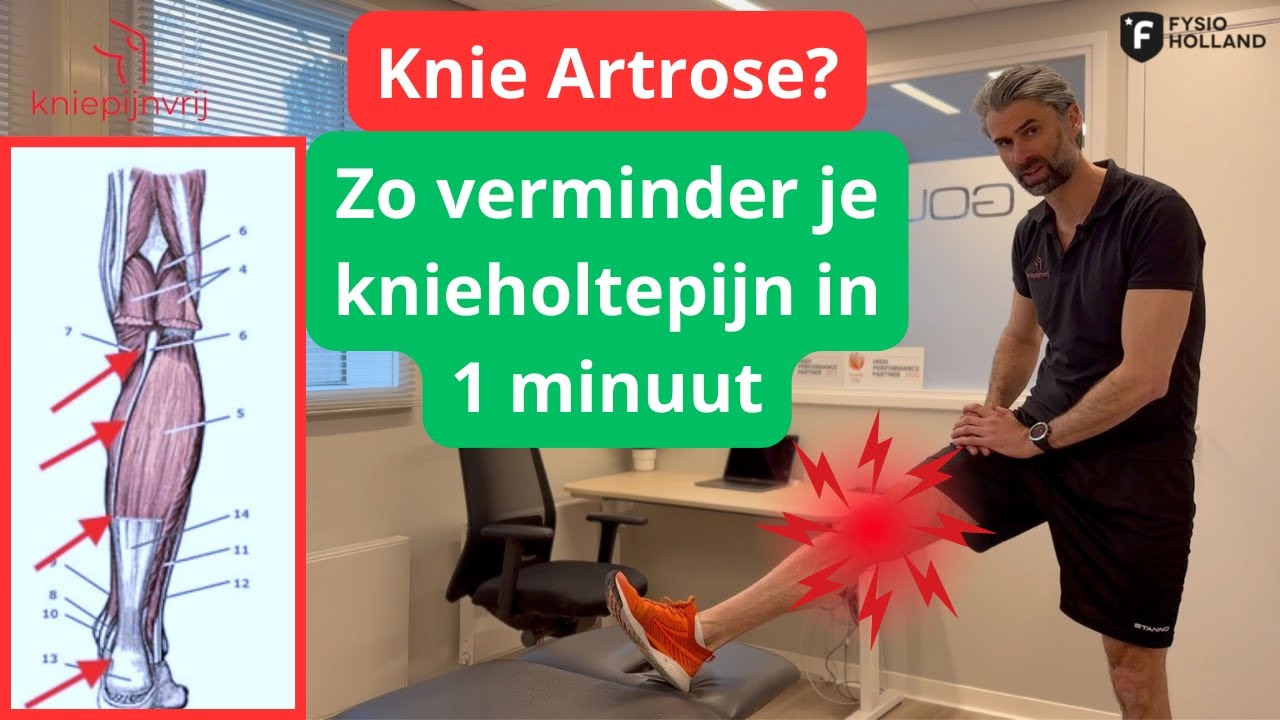 Knieartrose? Zo verlicht je knieholtepijn in 1 minuut